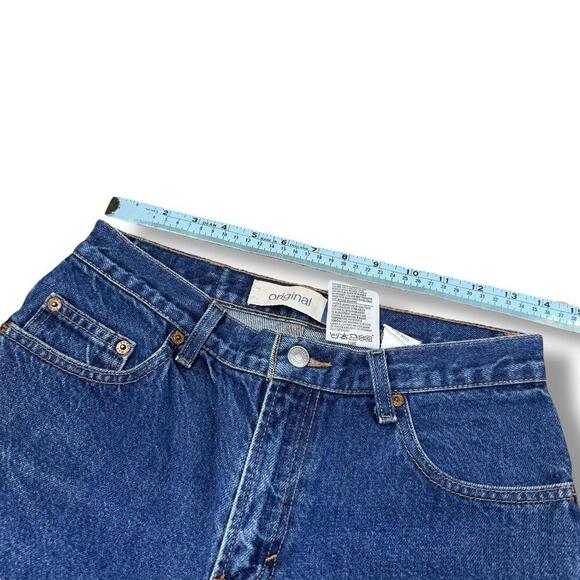VTG GAP Y2K Jorts Blue Jeans Denim Shorts Made in Canada Original Fit 28W Size 6 - Picture 9 of 9